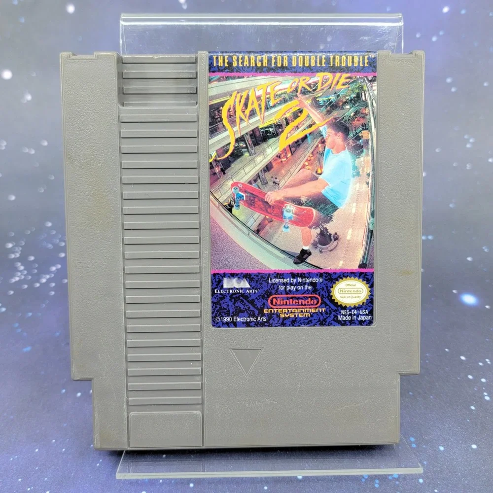Skate or Die 2 (Nintendo Entertainment System NES) Video Game w/ Manual